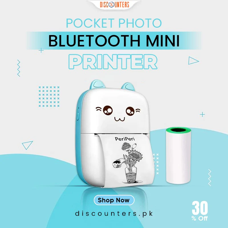 "Small-sized mini printer perfect for on-the-go printing"